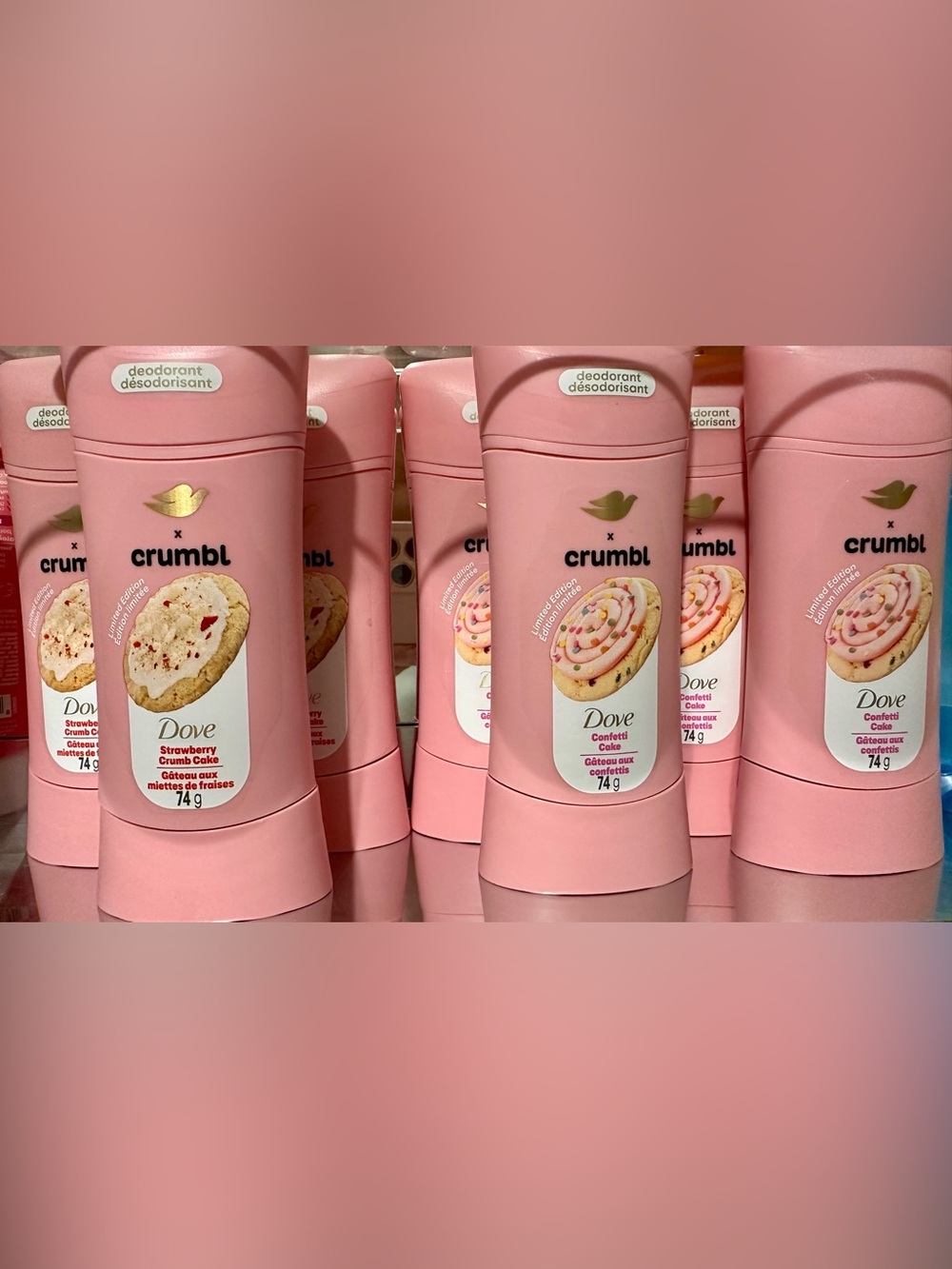 ✨NEW✨  Dove x Crumbl Limited Edition Deodorant Bundle - 7 Pieces